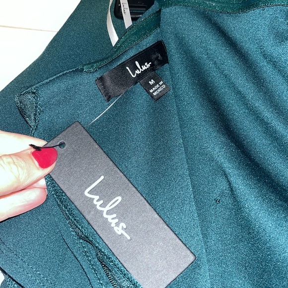 Lulus Emerald Green Strapless Jumpsuit - Picture 6 of 6